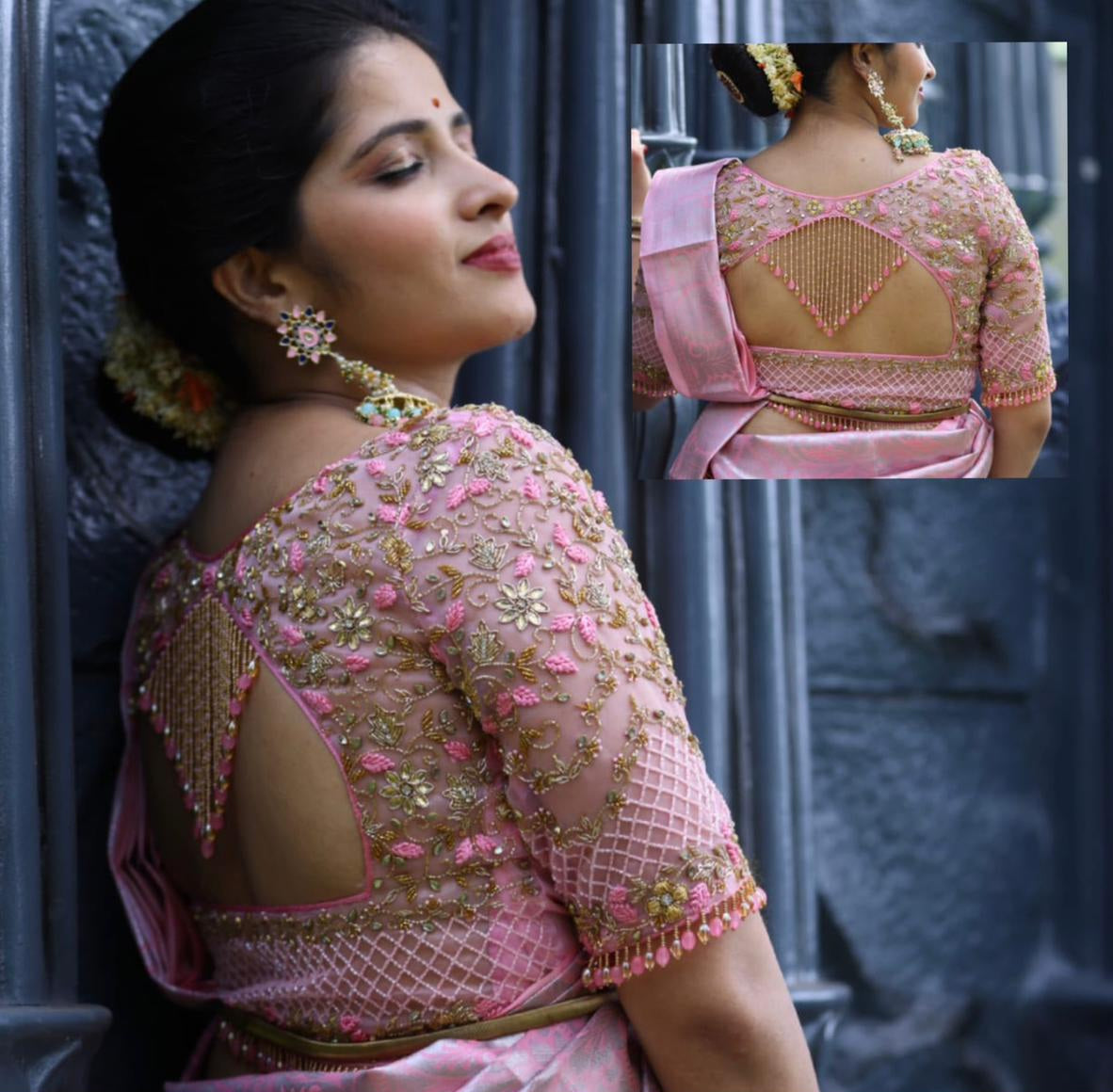 customize handwork Blouse