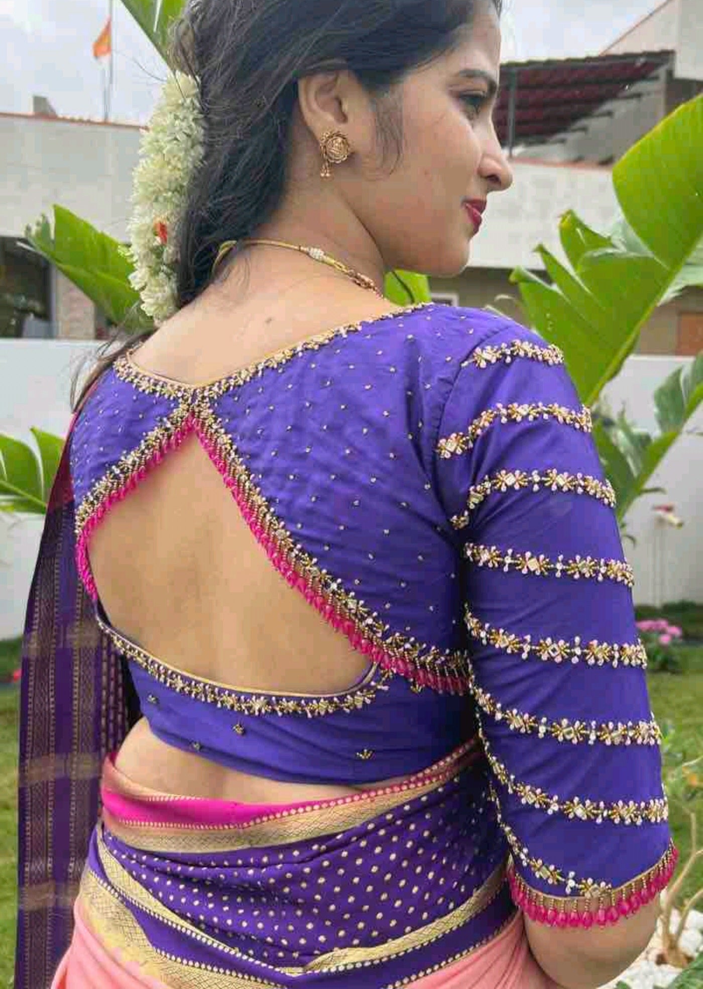 customize handwork Blouse