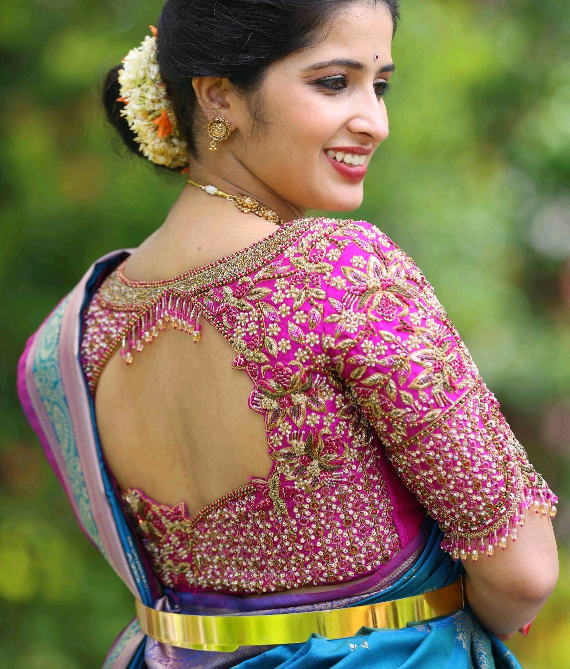 customize handwork Blouse