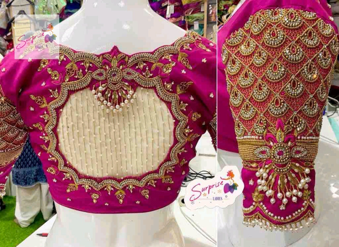 customize handwork Blouse