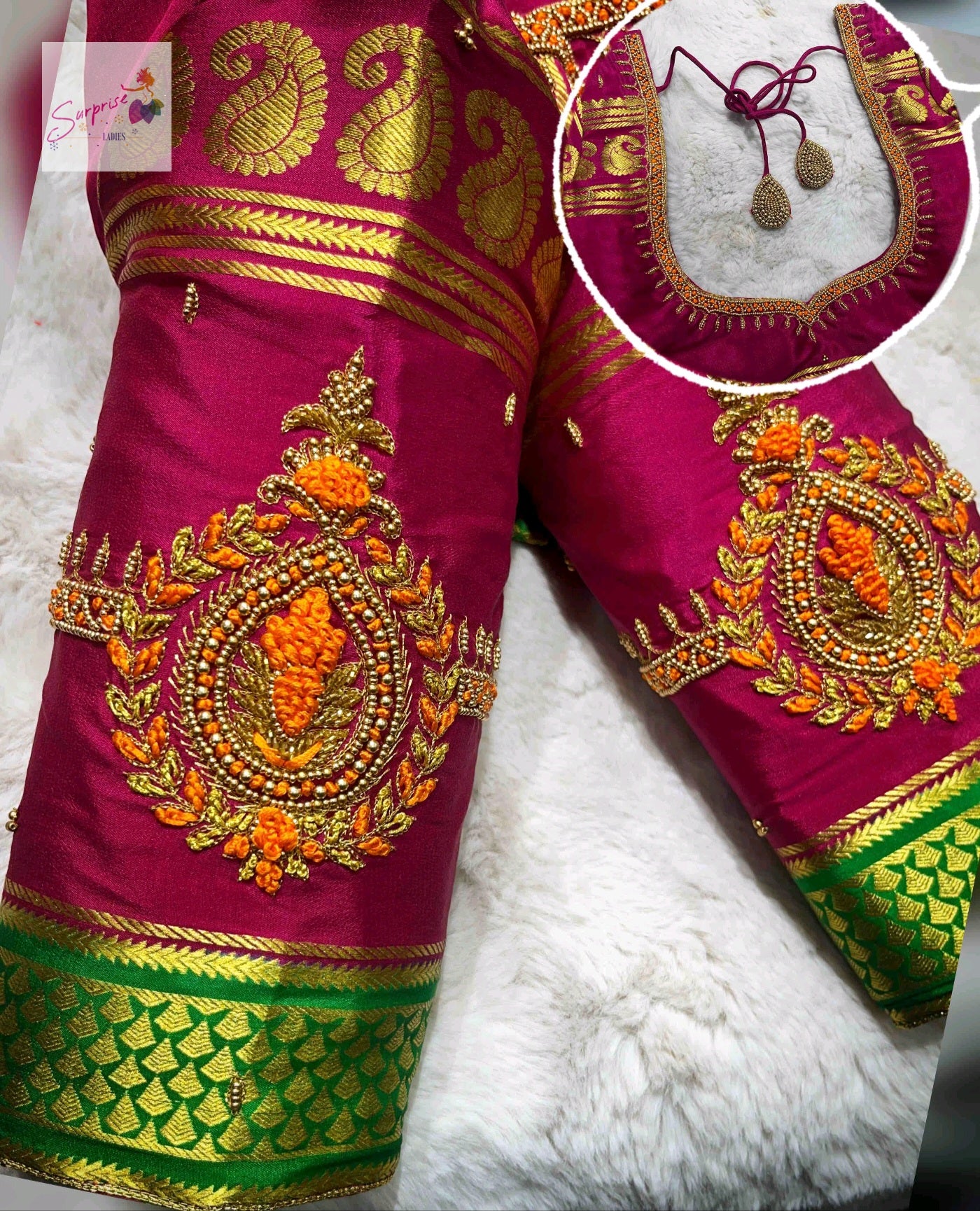 customize handwork Blouse