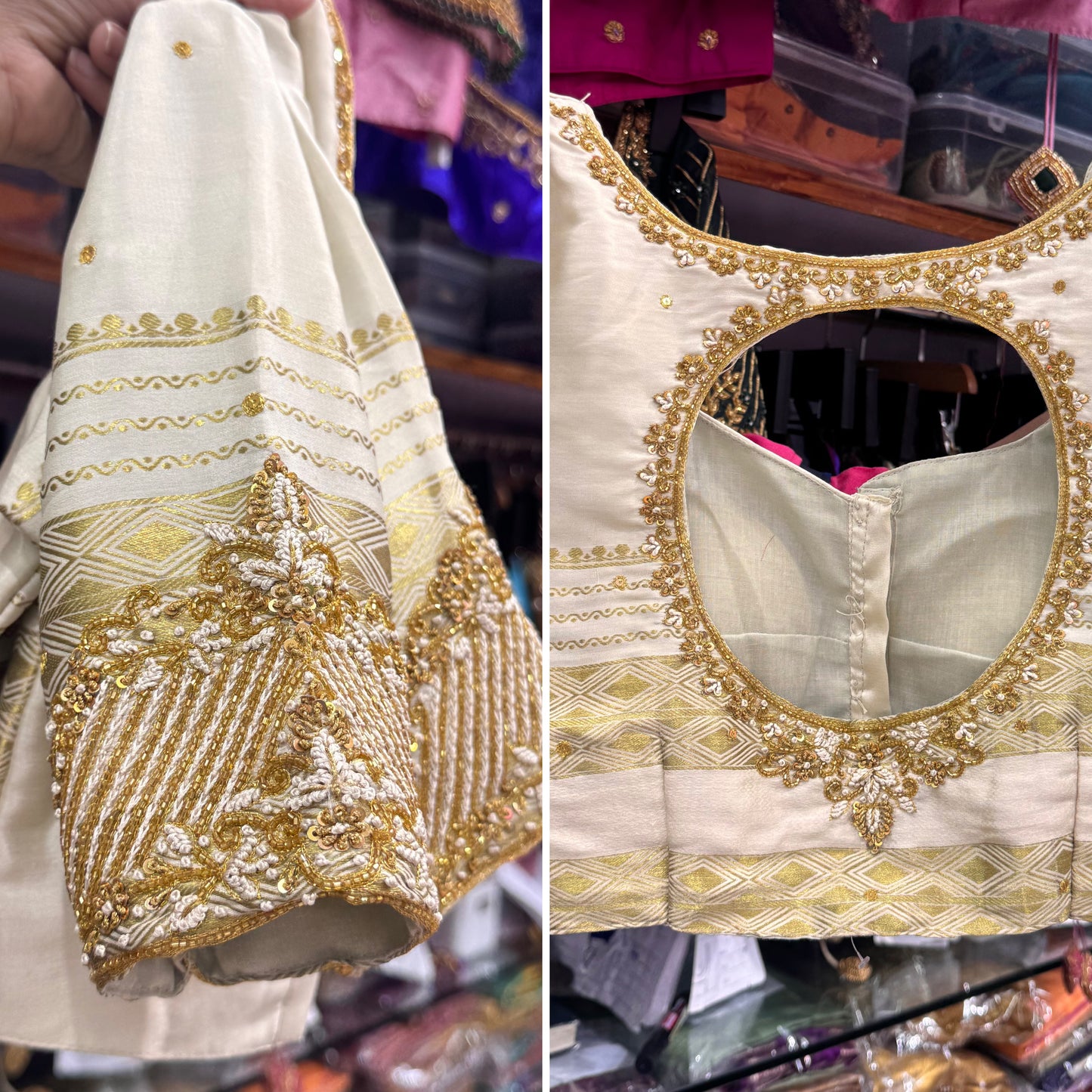 customize handwork Blouse