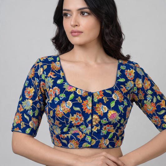 Position print blouse