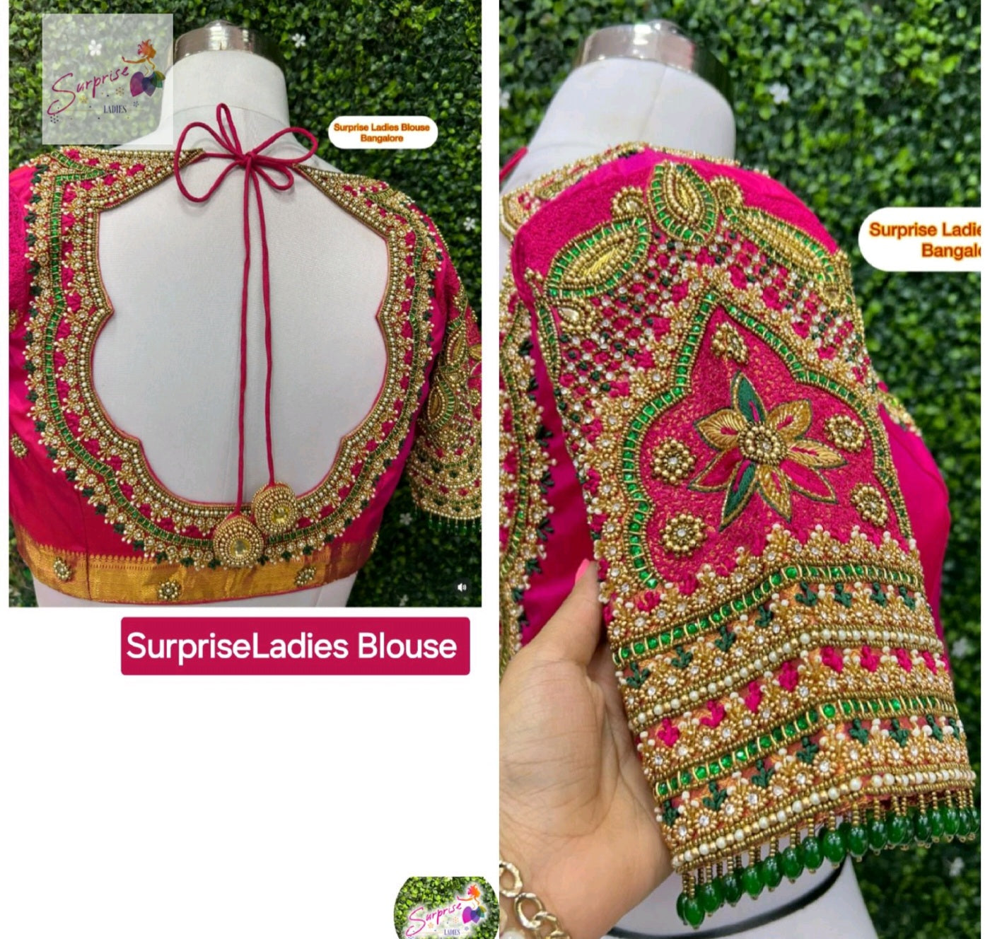 customize handwork Blouse