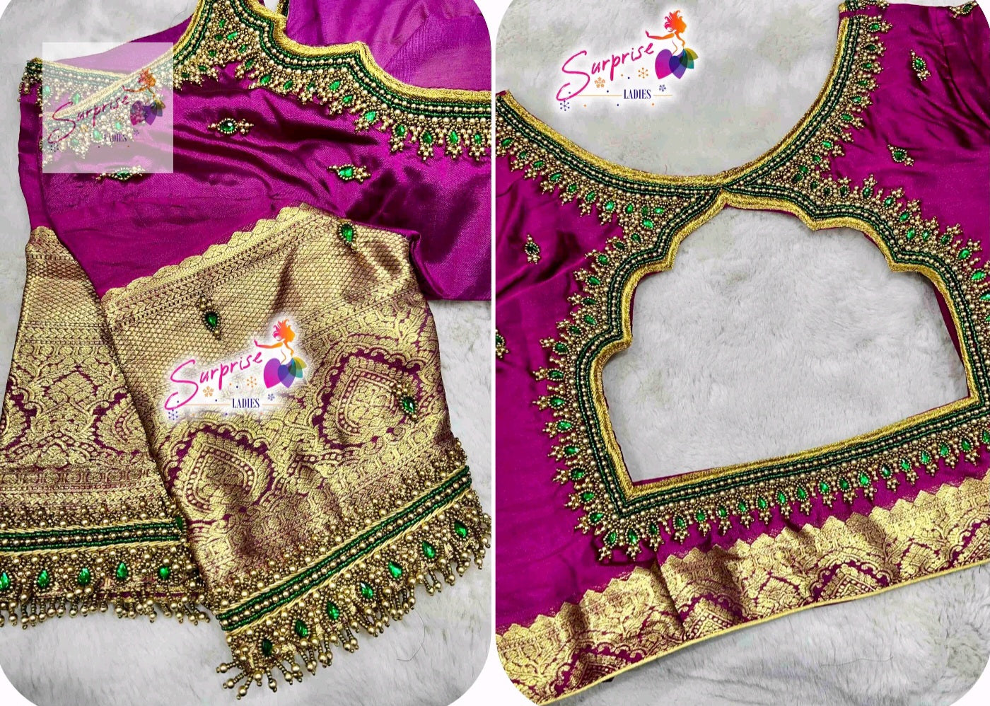 customize handwork Blouse
