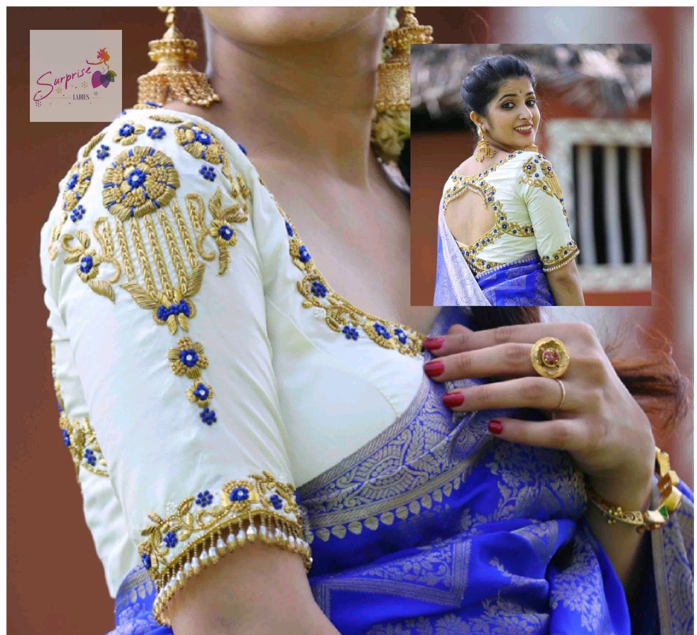 customize handwork Blouse