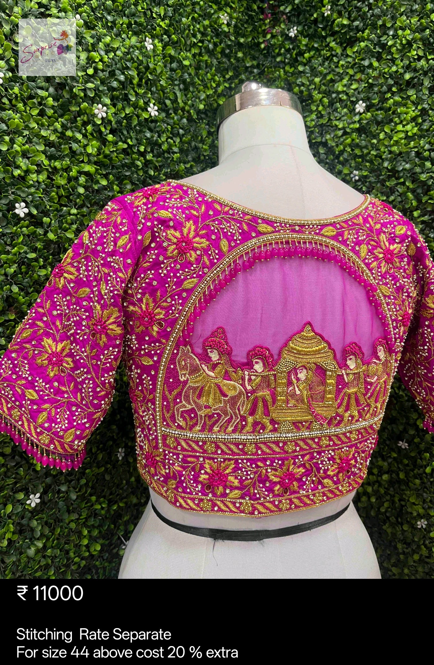 customize handwork Blouse