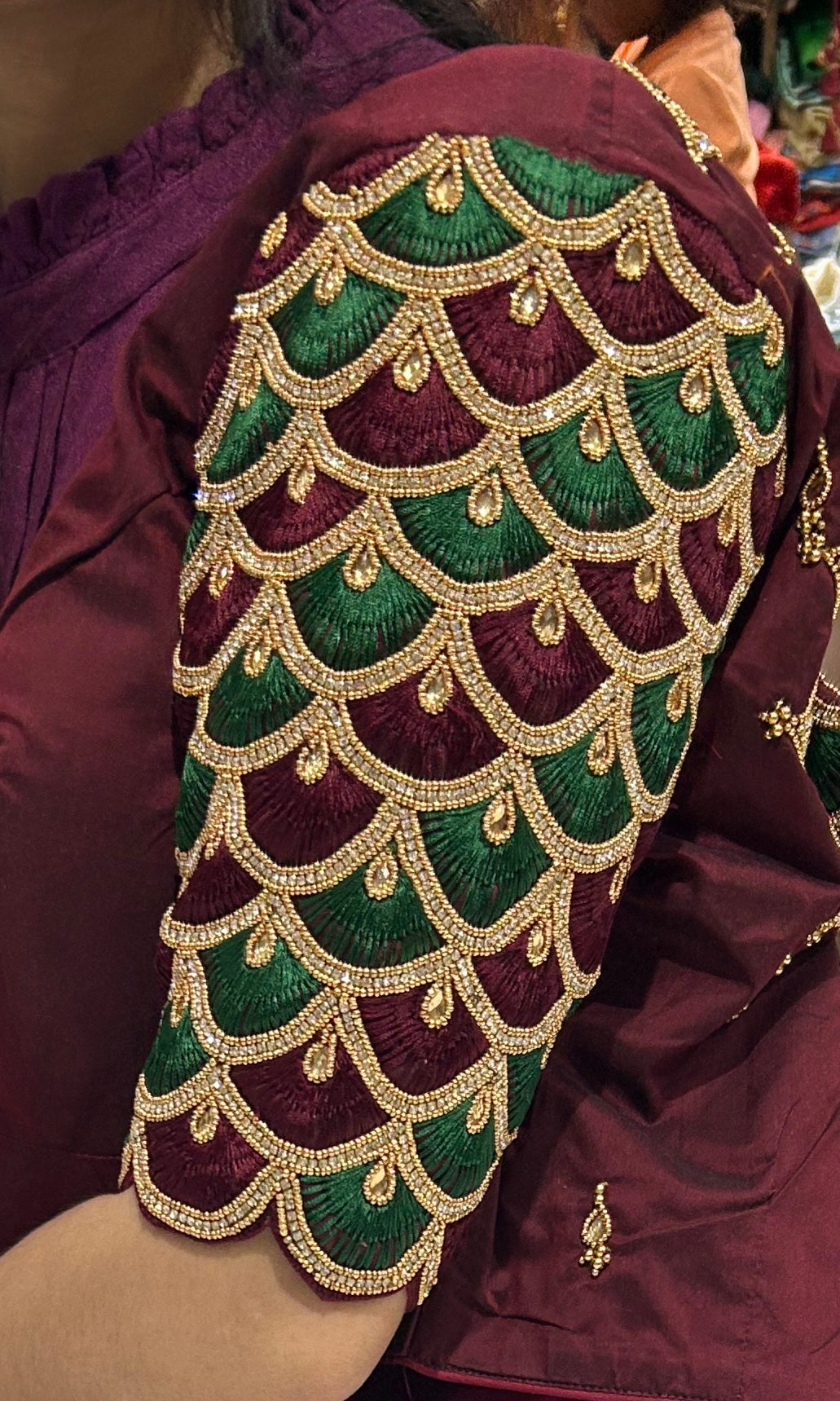 customize handwork Blouse