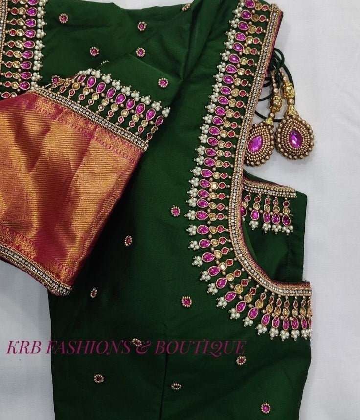customize handwork Blouse