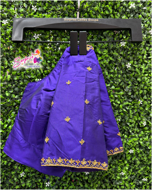 Handwork designer Ari work blouse Blue color