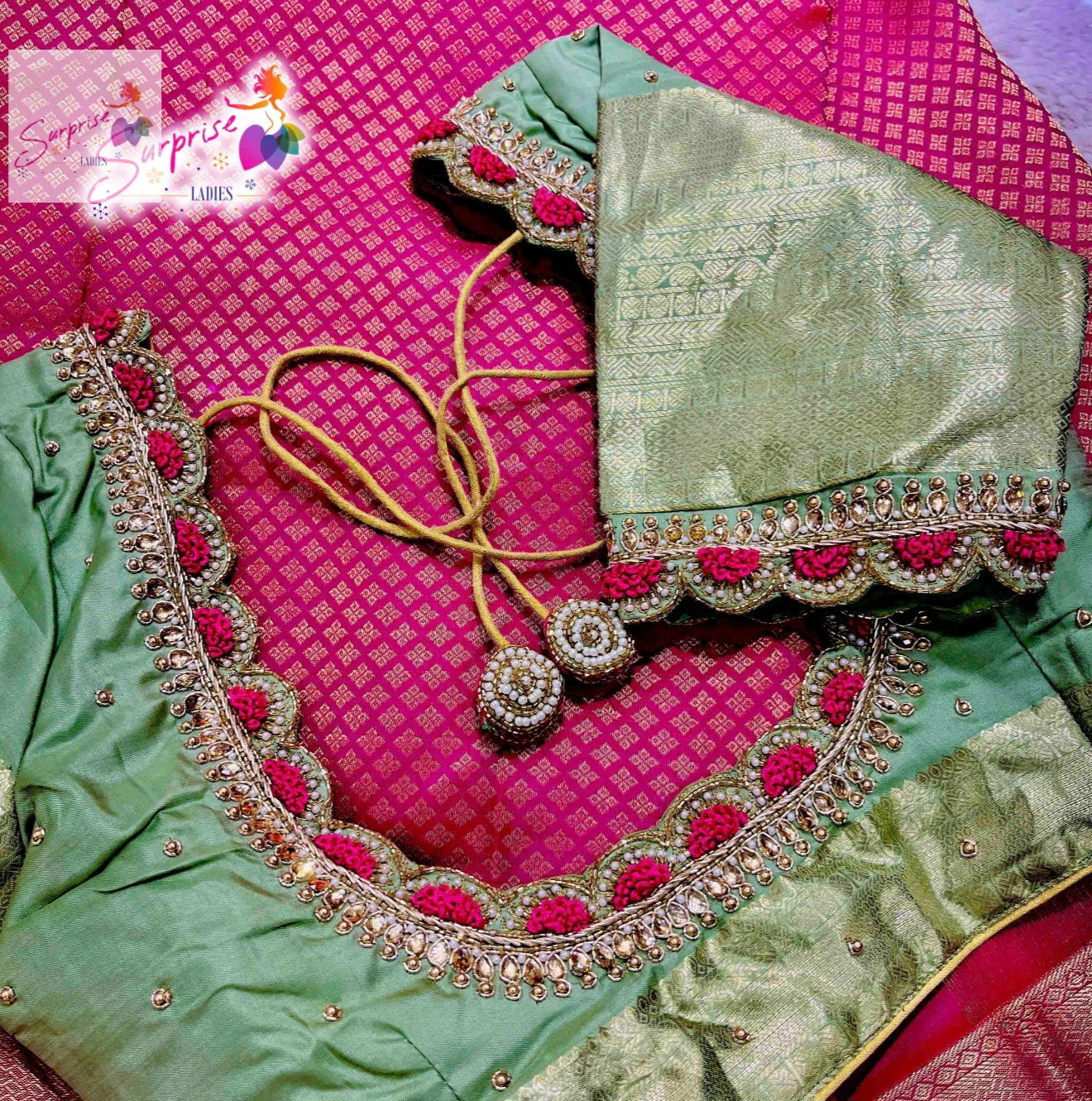 customize handwork Blouse