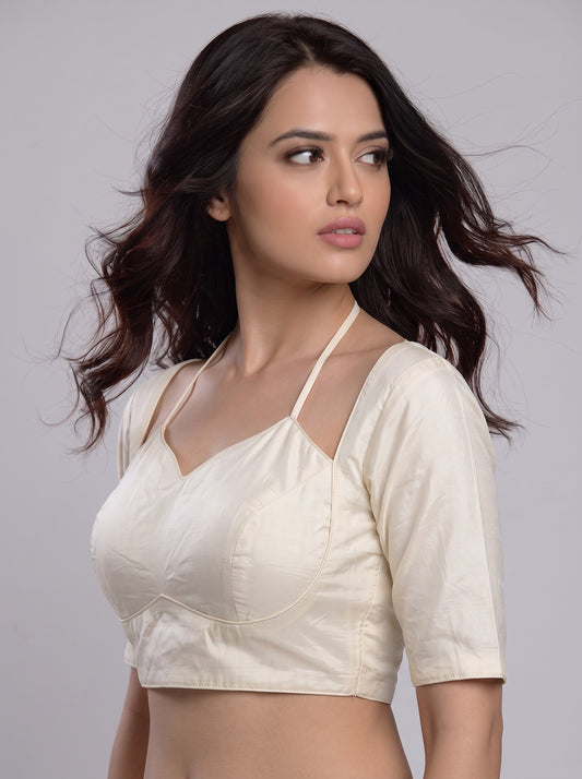 READY MADE MADUBALA BLOUSE (HALF-WHITE)