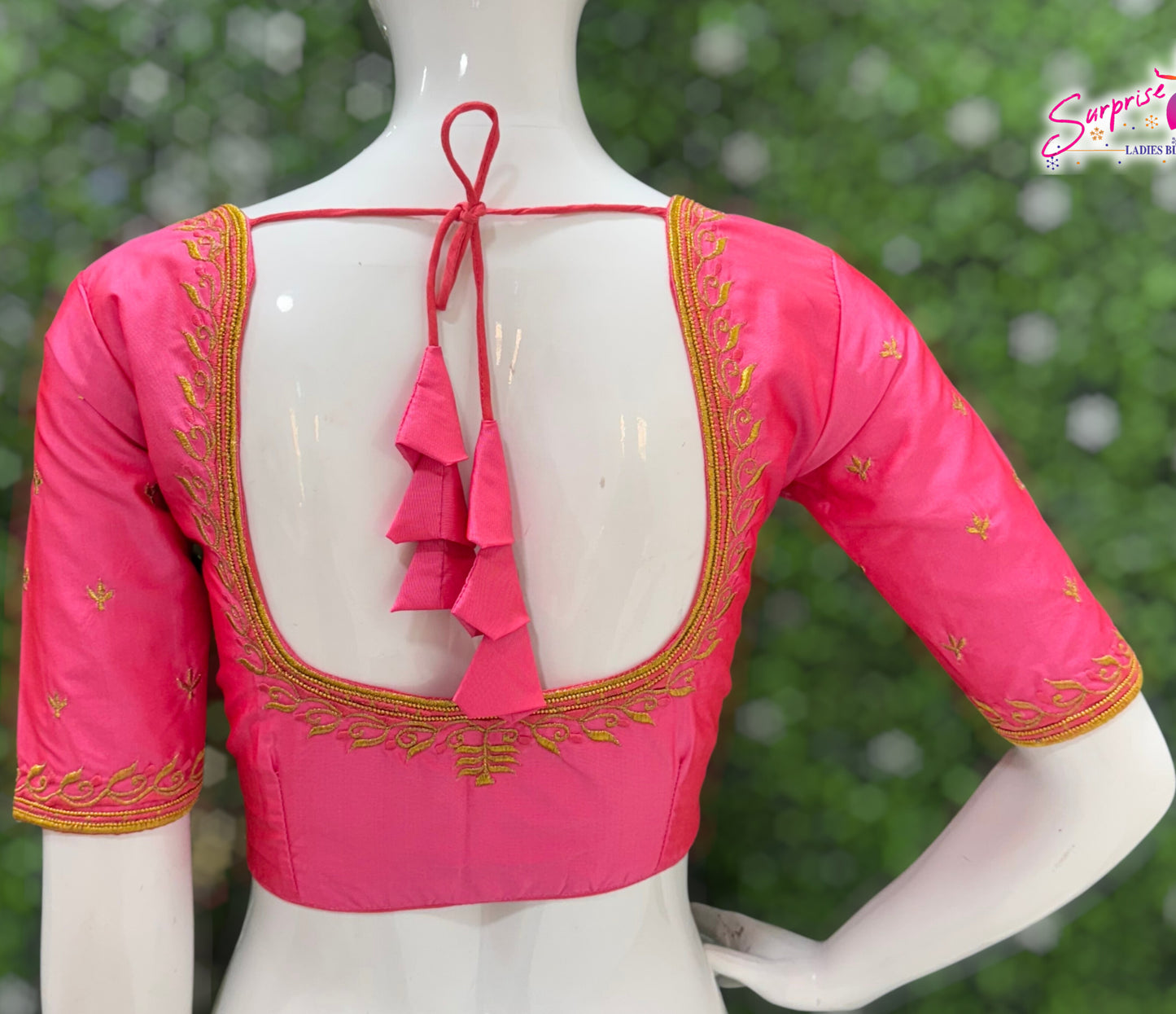 Madhubala Machine work designer Readymade blouse