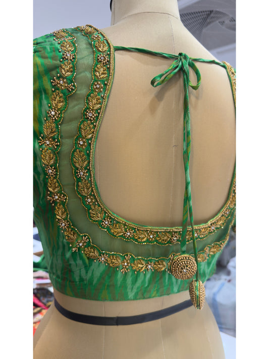 HANDWORK READY MADE POCHAMPALLY BLOUSE