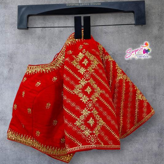 Madhubala Machine work designer Readymade blouse
