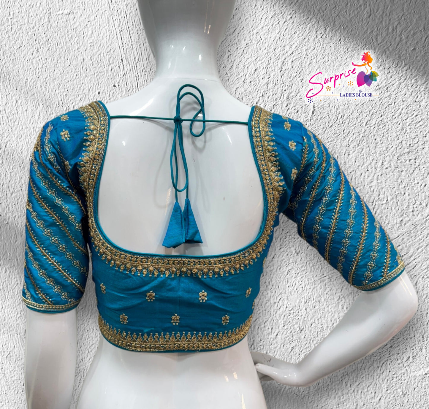 Madhubala Machine work designer Readymade blouse