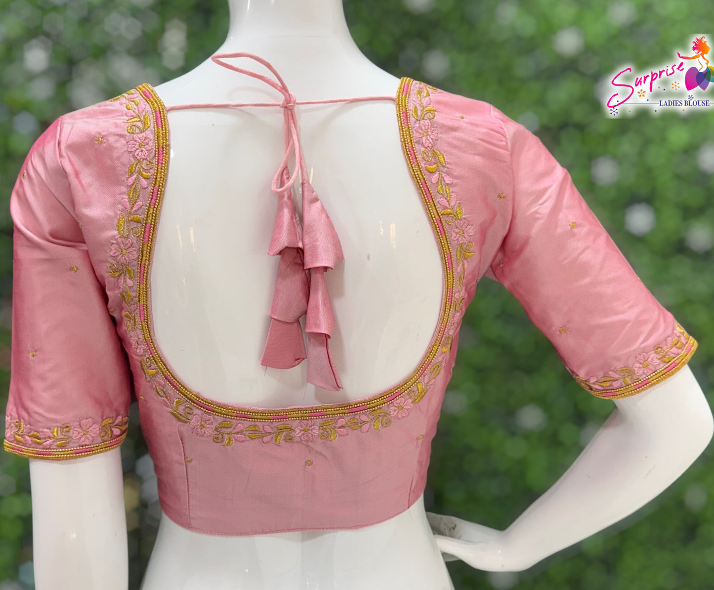 Madhubala Machine work designer Readymade blouse