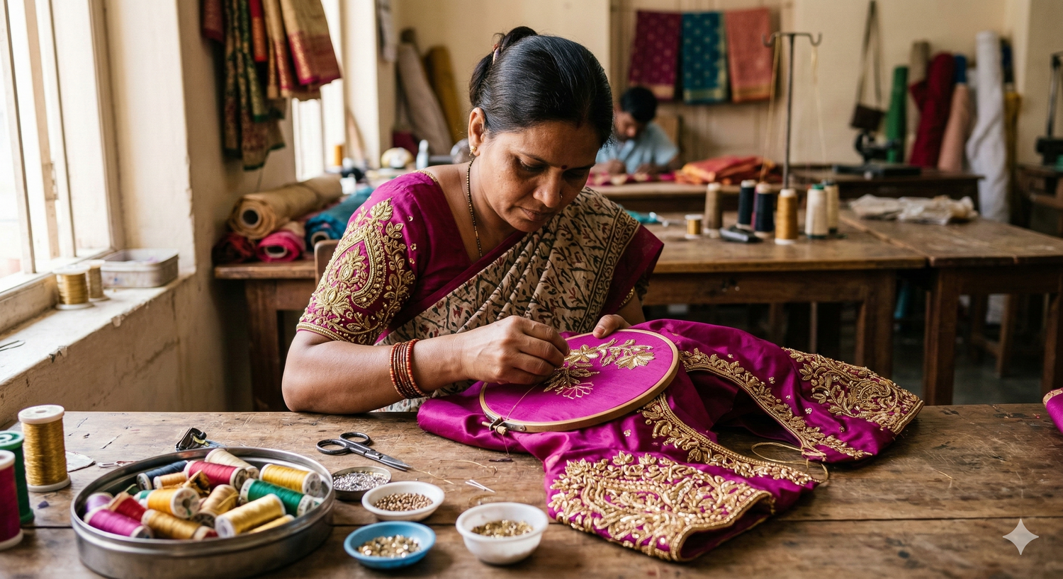 customize handwork Blouse