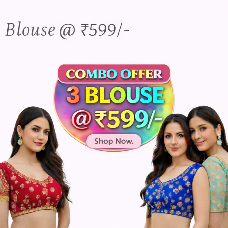 3 Blouses @ Rs599/-