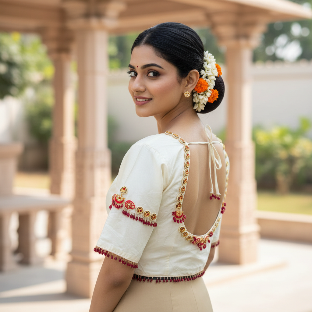 Premium Jewellery  handwork Blouse  40 size Standard