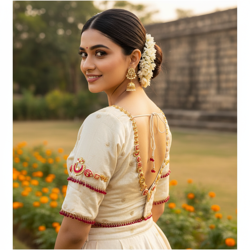 Premium Jewellery  handwork Blouse  40 size Standard