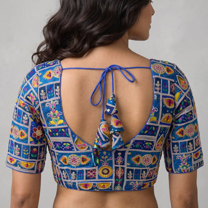 Position print blouse