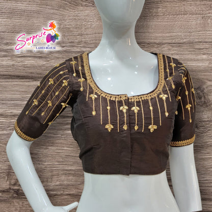 Machine work blouse