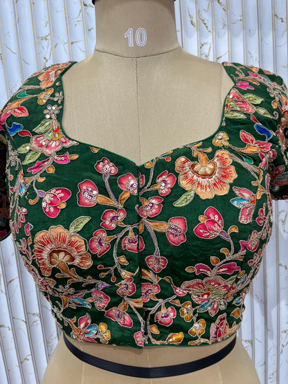 Position print blouse