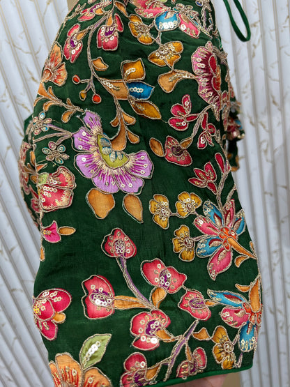 Position print blouse