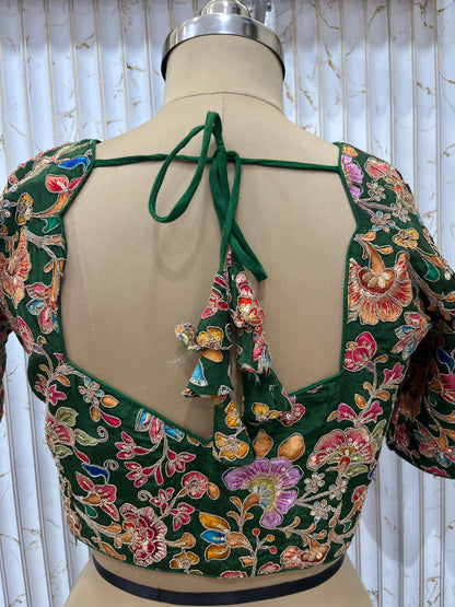 Position print blouse