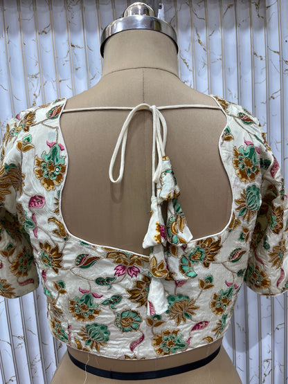 Position print blouse