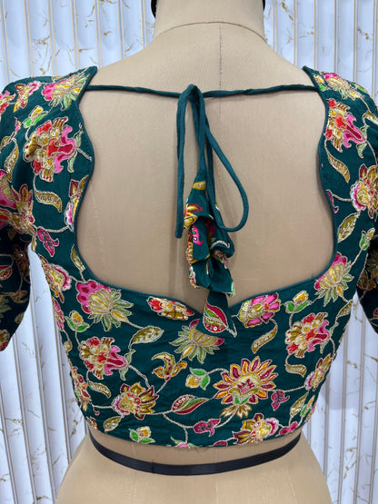 Position print blouse