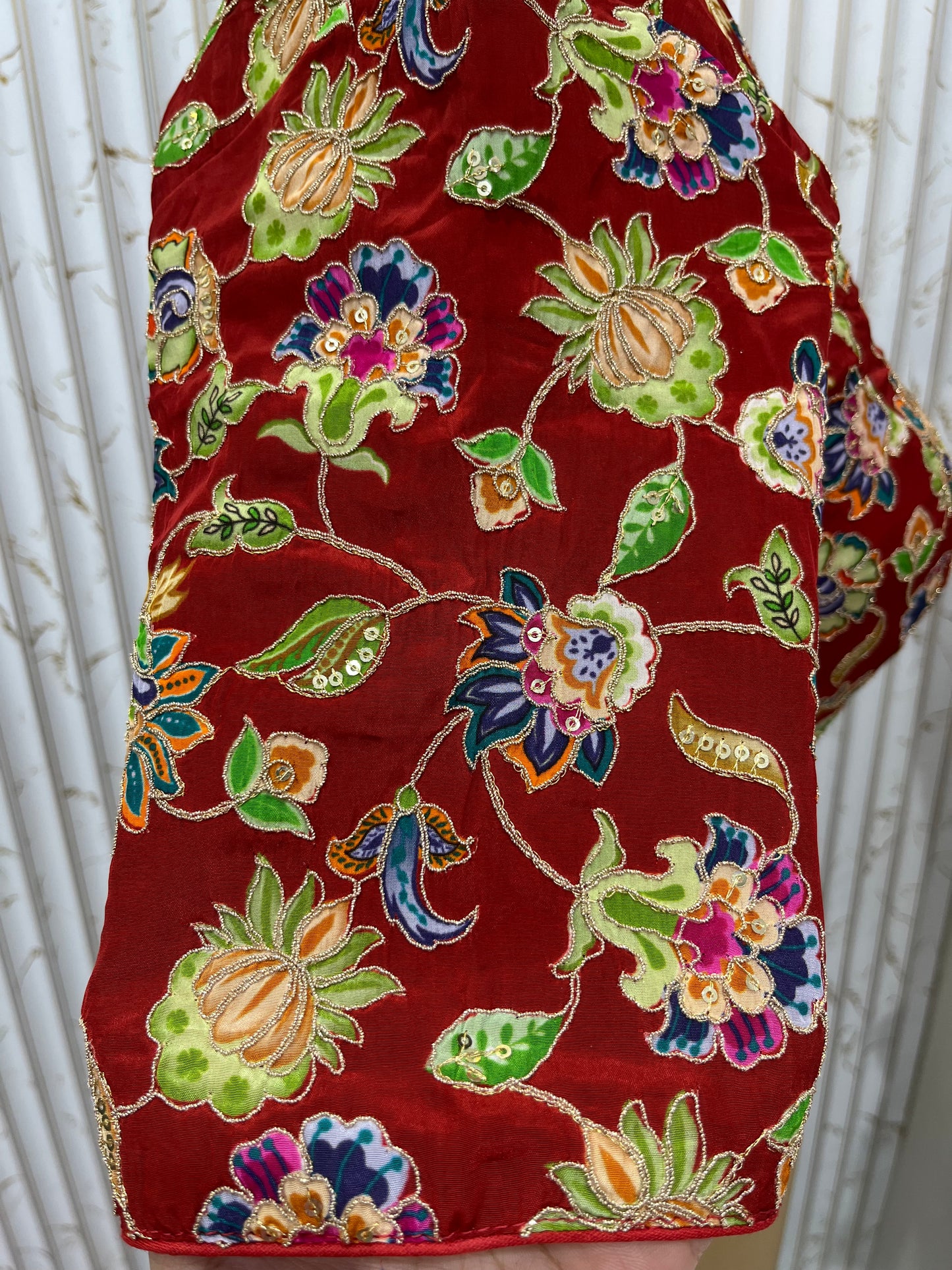 Position print blouse