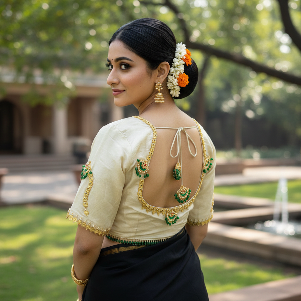 Premium Jewellery  handwork Blouse  40 size Standard