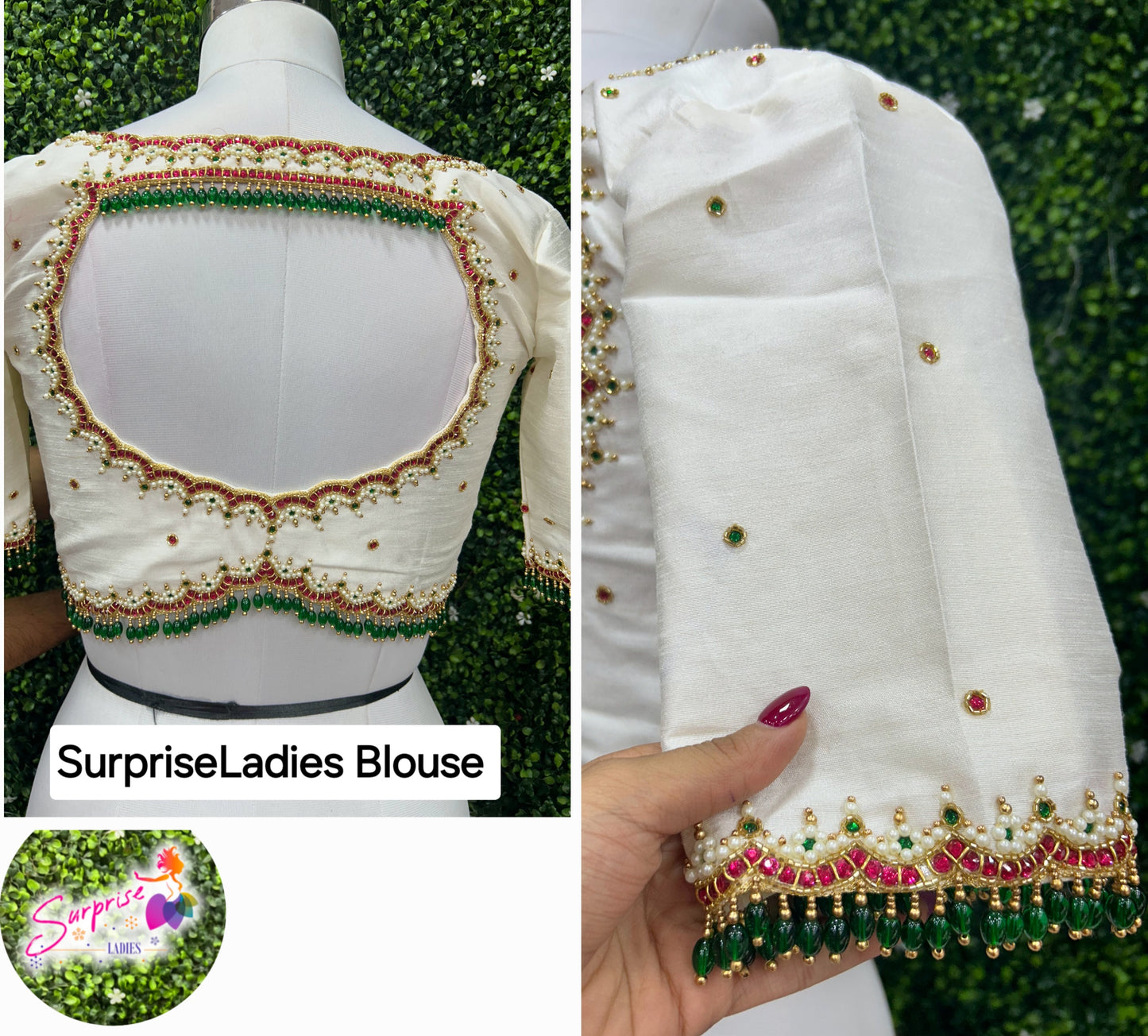 customize handwork Blouse