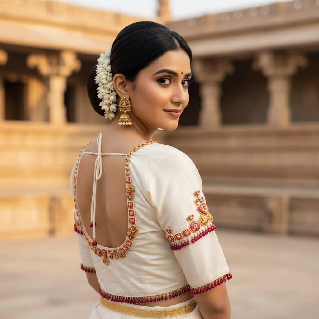 Premium Jewellery  handwork Blouse  36 size Standard