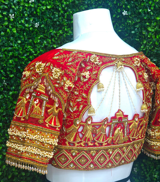 customize handwork Blouse