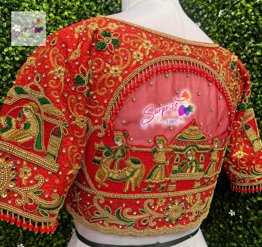 customize handwork Blouse