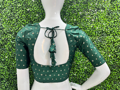 Regular blouse Green colour