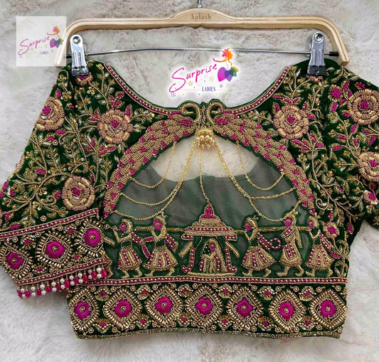 customize handwork Blouse