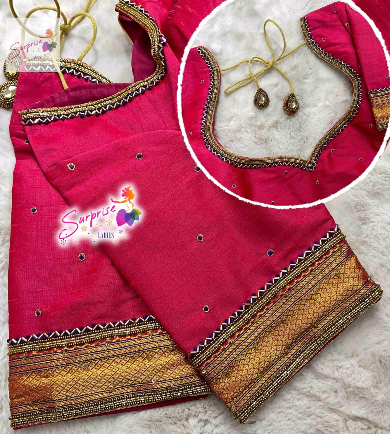 customize handwork Blouse