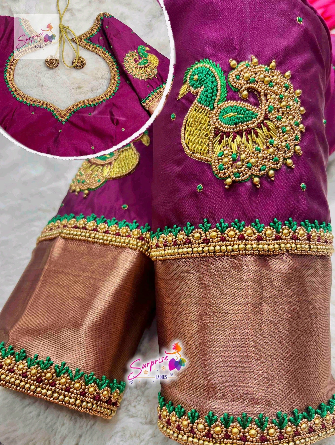 customize handwork Blouse