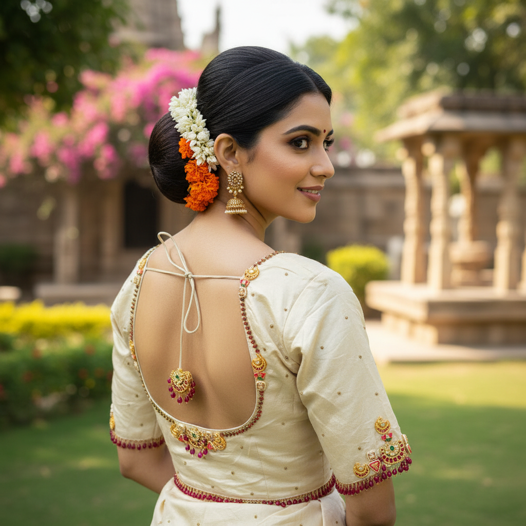 Premium Jewellery  handwork Blouse  40 size Standard