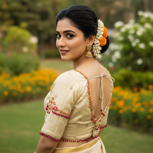 Premium Jewellery  handwork Blouse  40 size Standard
