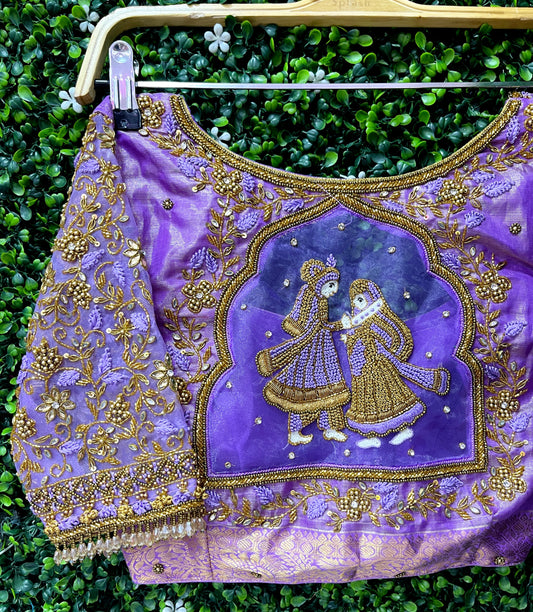 customize handwork Blouse