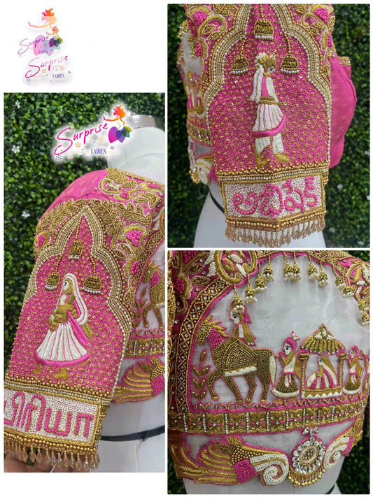 customize handwork Blouse