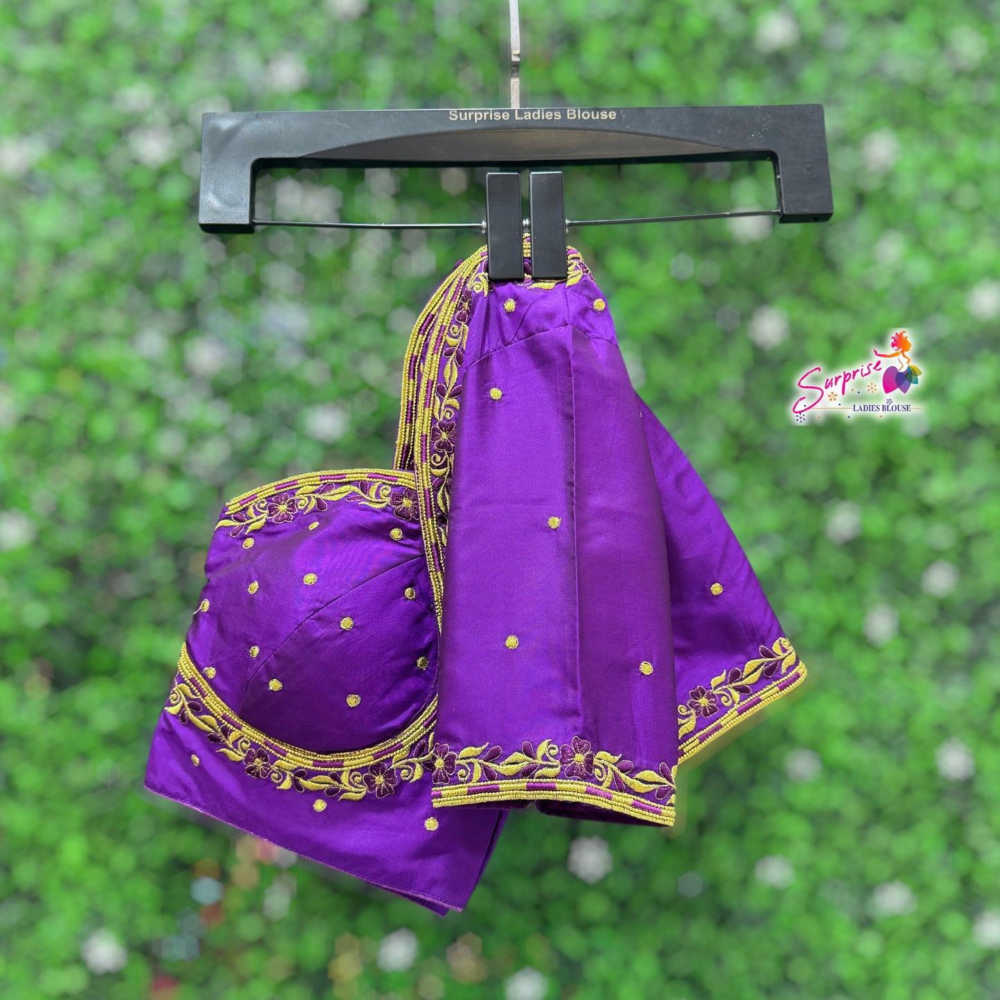 Madhubala Machine work designer Readymade blouse