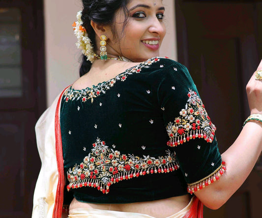 customize handwork Blouse