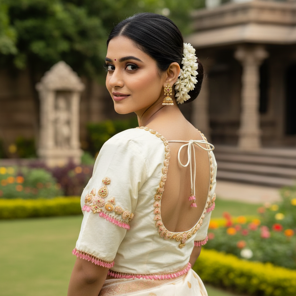 Premium Jewellery  handwork Blouse  40 size Standard