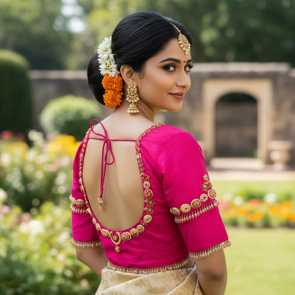 Premium Jewellery  handwork Blouse  40 size Standard